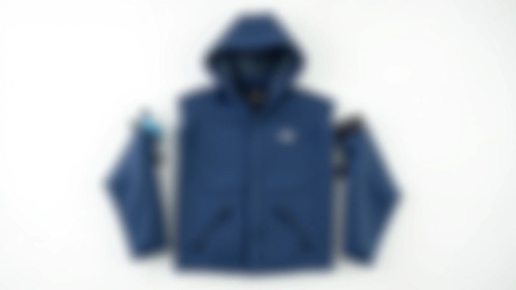 Packable rain jacket rolled up compact